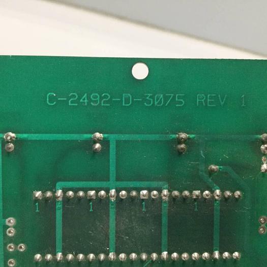 Used OAK LED Indicator w/ Ribbon Cable C-2492-D-3075 #96159