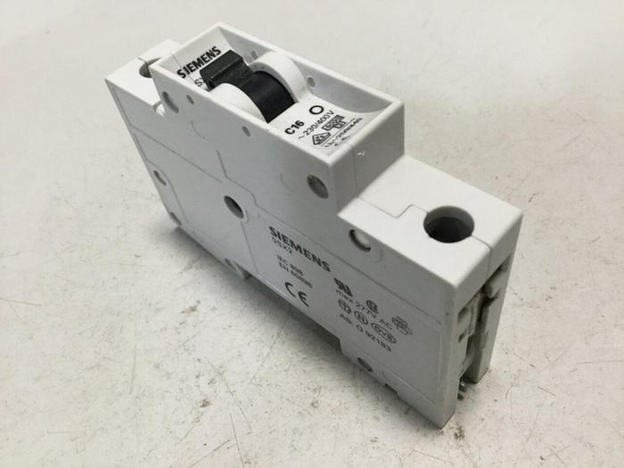 Used SIEMENS 16 Amp Circuit Breaker 5SX21C16 #104303