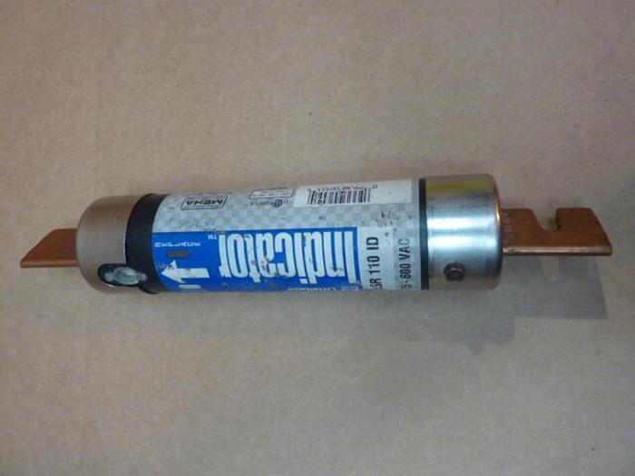 Used LITTELFUSE 110 Amp Indicator Fuse FLSR-110-ID #36149