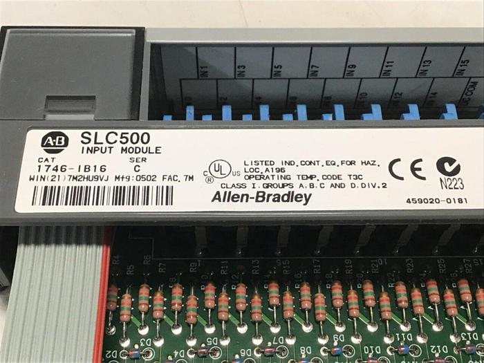 Used ALLEN BRADLEY Input Module 1746-IB16 SER C #112820