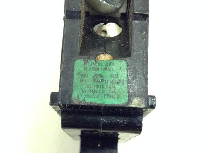 Used GENERAL ELECTRIC 20 Amp Circuit Breaker TQL120 #75805