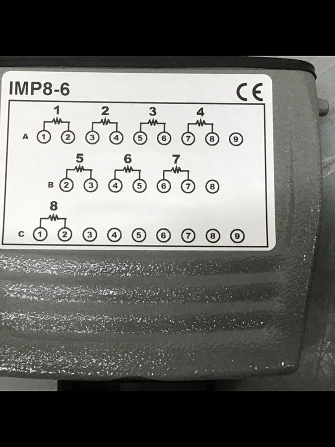 IDEAL MACHINERY 8 Zone Power Cable IMP8-6 NEW