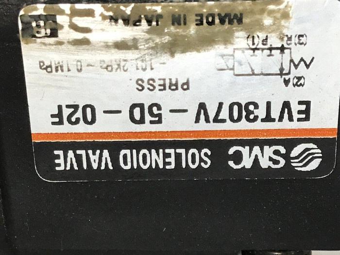 Used SMC Solenoid Valve EVT307V-5D-02F #121074