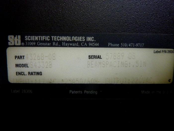 Used STI Light Curtain Controller MS4332B #49697