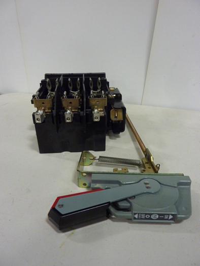 Used ALLEN BRADLEY 60 Amp Disconnect Switch 1494V-DS60 SER A #57447