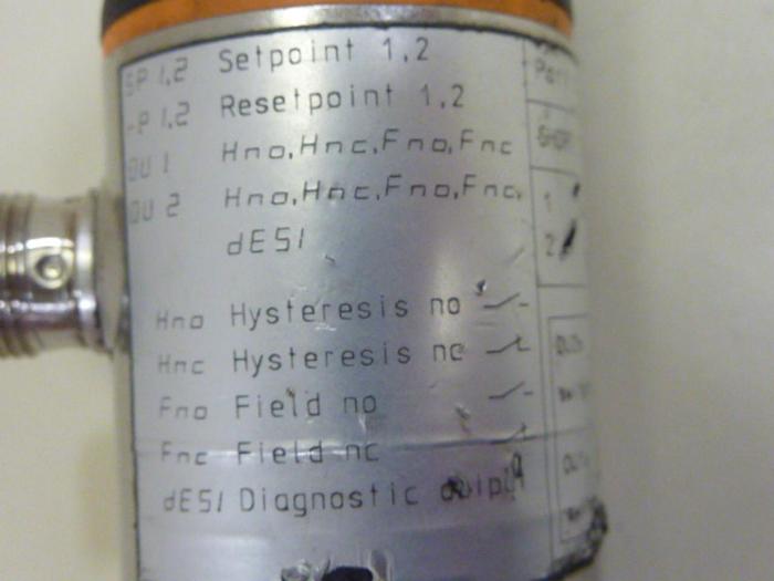 Used PRESSOTECHNIK Pressure Switch 167282 #59739