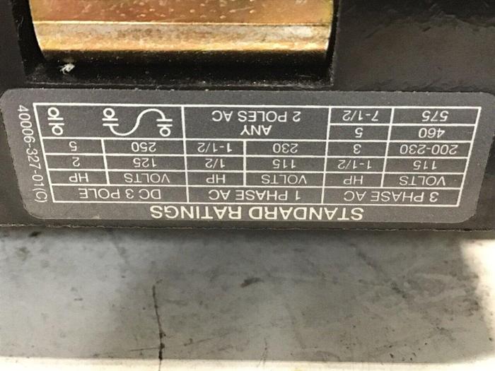 Used ALLEN BRADLEY 30 Amp Fuse Block Plate 1494F-C633 SER B #140978