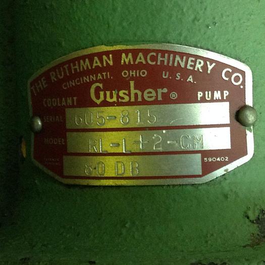 Used GUSHER Coolant Pump RL-L+2-CM #75051