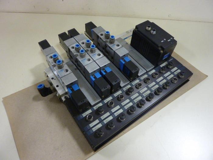 Used FESTO Control Block / Valve Terminal TN 18 859 #52760