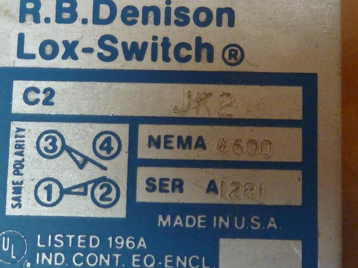 GOULD Limit Switch C2 JK2 #25652