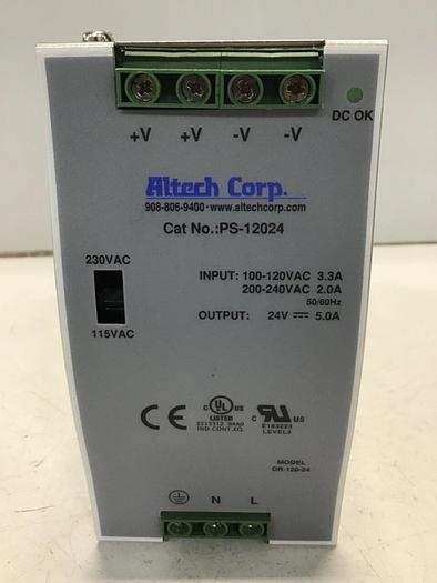 Used ALTECH CORP Power Supply PS-12024 #119414