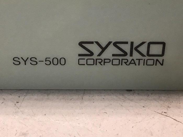 Used SYSCO Control Panel SYS-500 #125367