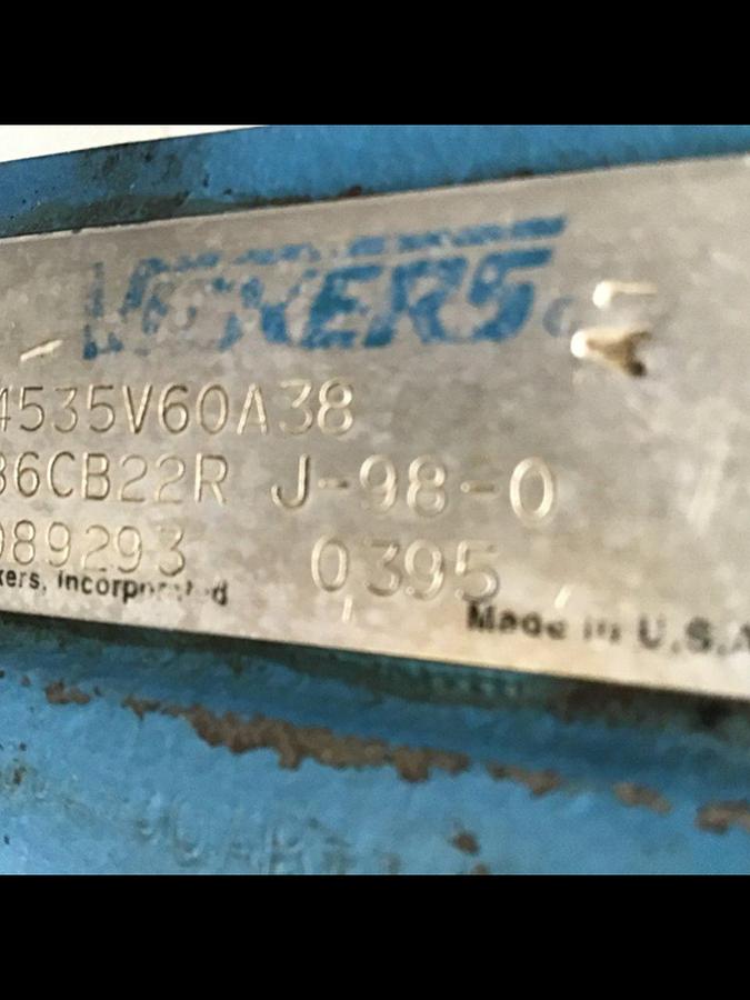 Used VICKERS Hydraulic Vane Pump 4535V60A38 #138765