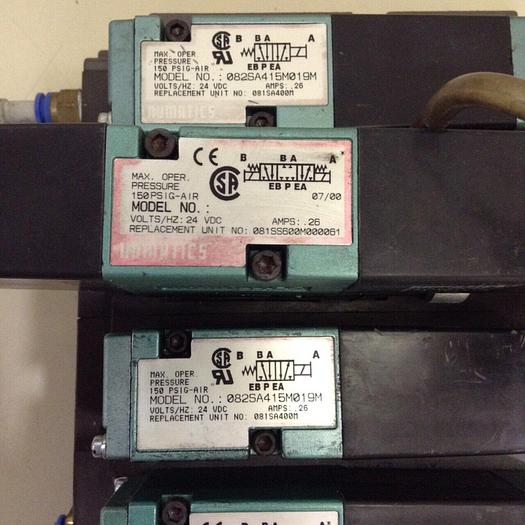 Used NUMATICS Control Block w/ Valves 081SS600M000061 #79995