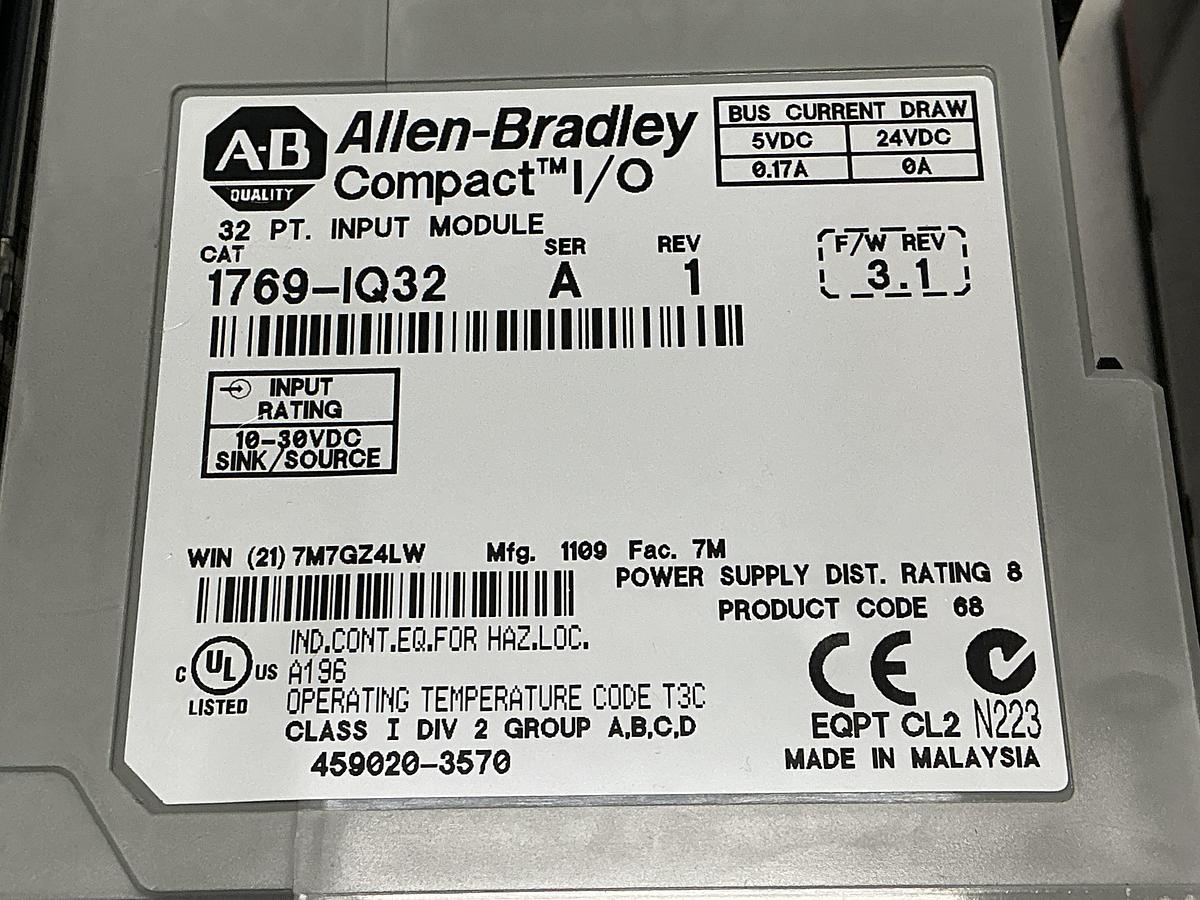 Used ALLEN BRADLEY 1764-24BWA SER B
