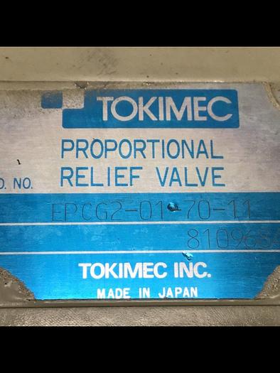 Used TOKIMEC Valve EPCG2-01-70-11 Used