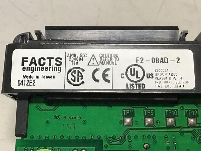 Used FACTS ENGINEERING Analog Module F2-08AD-2 #141546