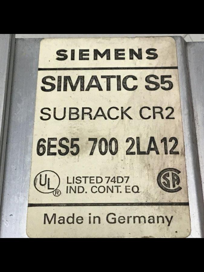 Used SIEMENS Rack Simatic S5 6ES5 700-2LA12 USED