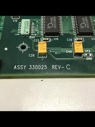 Used VAN DORN Analog Circuit Board 330025 PC330-025 330-025 #145197