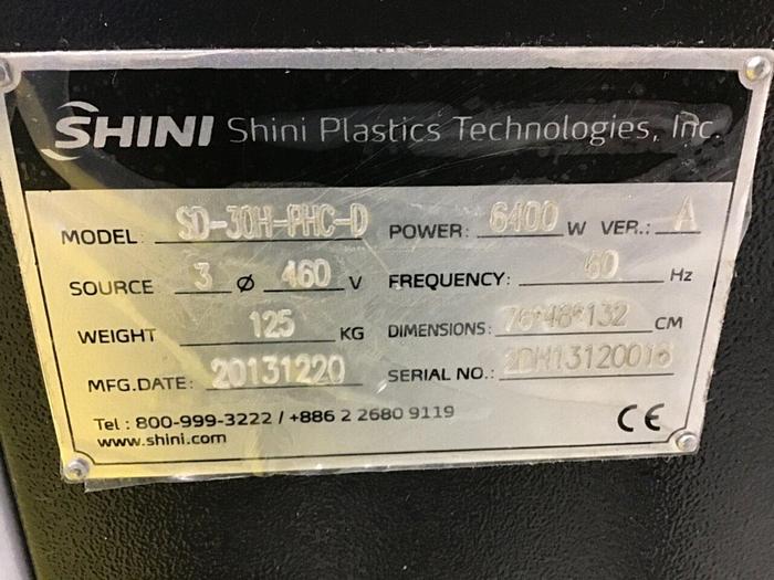 Used SHINI 30 lbs/hr Hot Air Dryer SD-30H-PHC-D USED