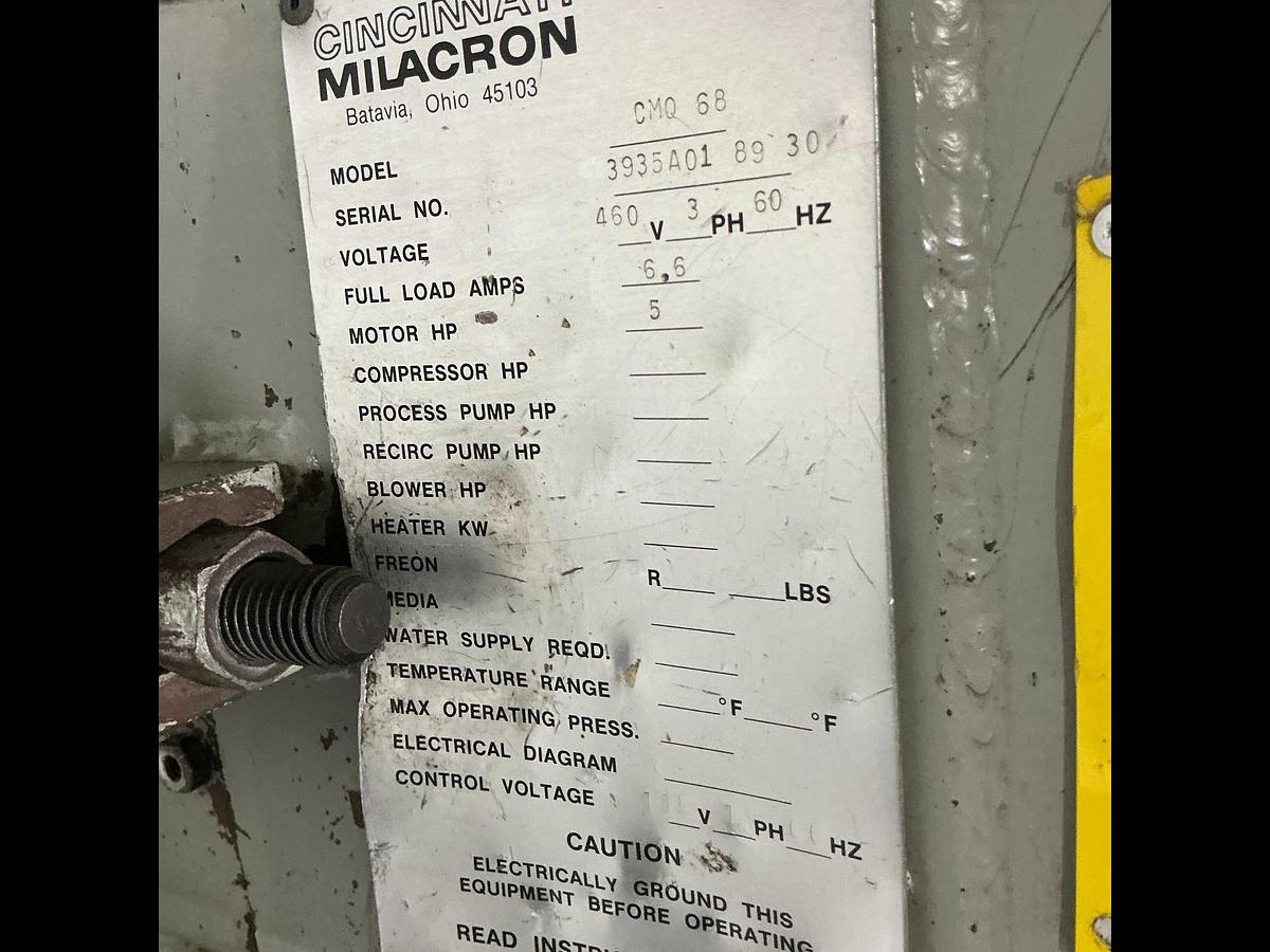 Used CINCINNATI MILACRON