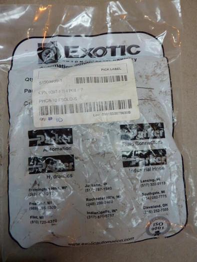 PARKER Straight Thread Connect PHC8-10 F50L0-S #29426