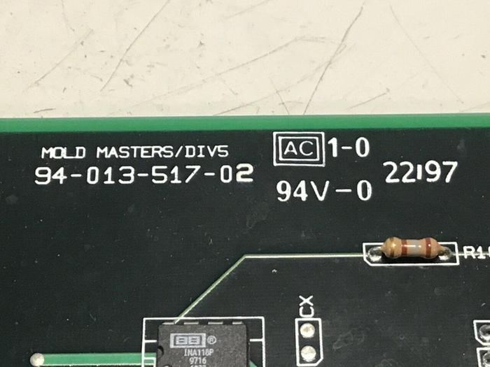 Used MOLD MASTER Temperature Control Board 94-013-517-02 USED