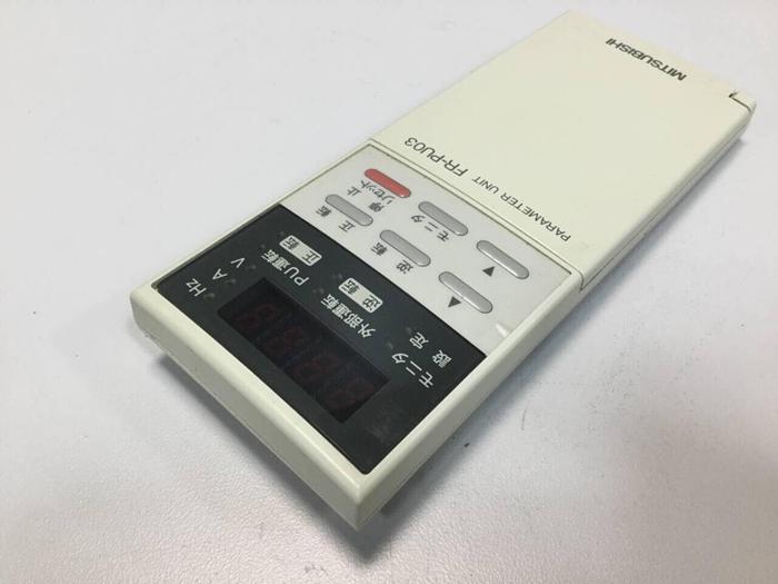 Used MITSUBISHI Parameter Control Keypad FR-PU03 #99018