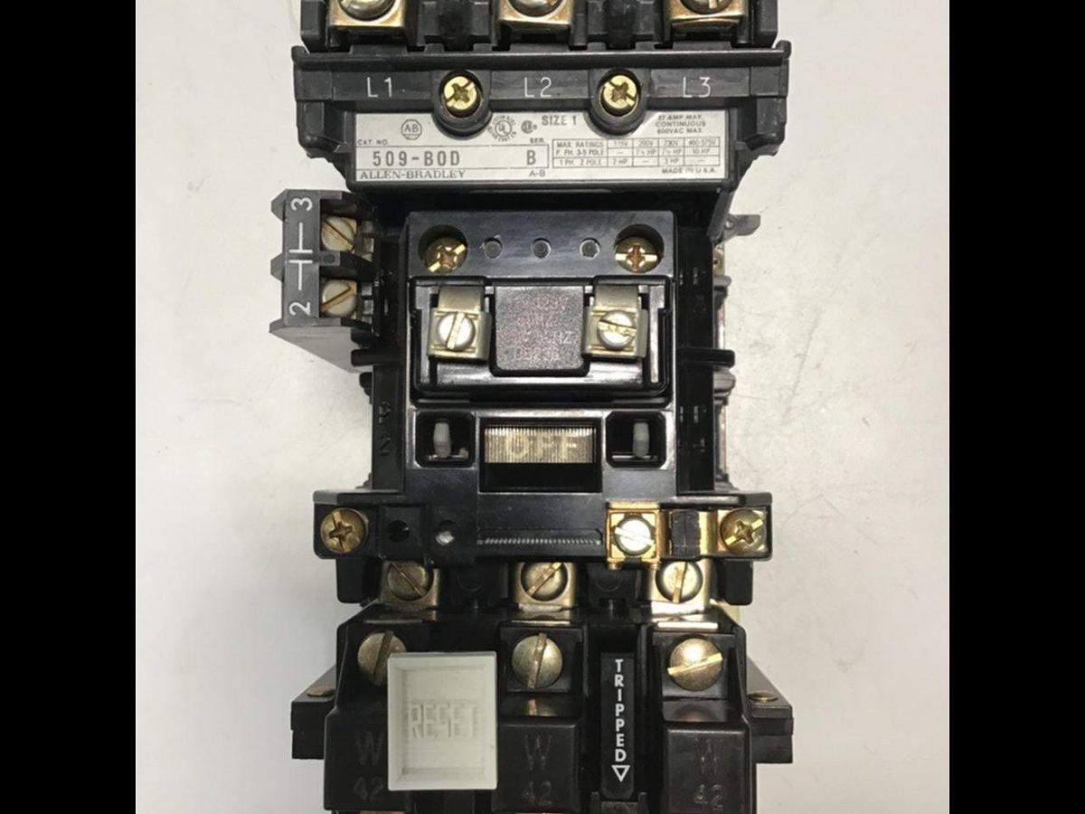 Used ALLEN BRADLEY Starter Size 1 509-BOD SER B W42 Used #145013