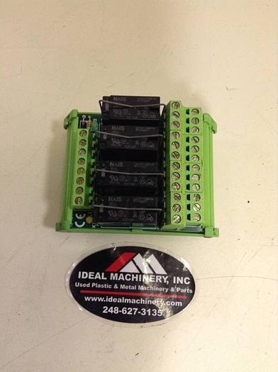 Used EUROTEK Four Channel Relay Breakout ET-MRZ04/24DC/2SC/N #76500