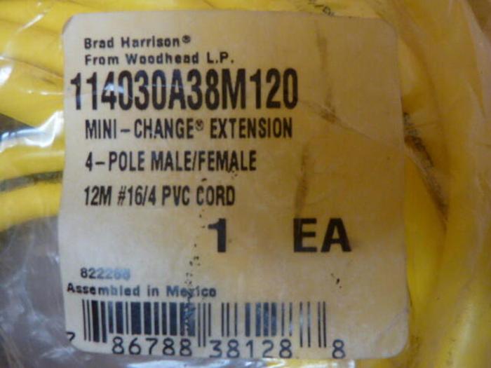 BRAD HARRISON / WOODHEAD Cord 114030A38M120 #28762