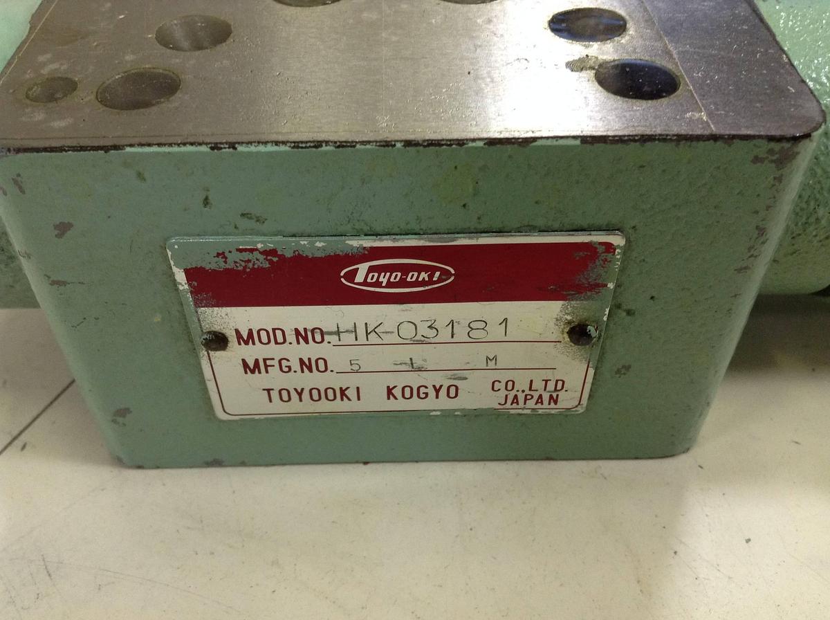 Used TOYOOKI KOGYO Valve HK-03181 USED