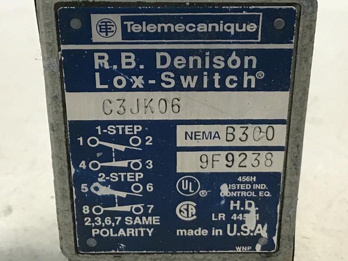 Used TELEMECANIQUE Limit Switch C3JK06 #121463