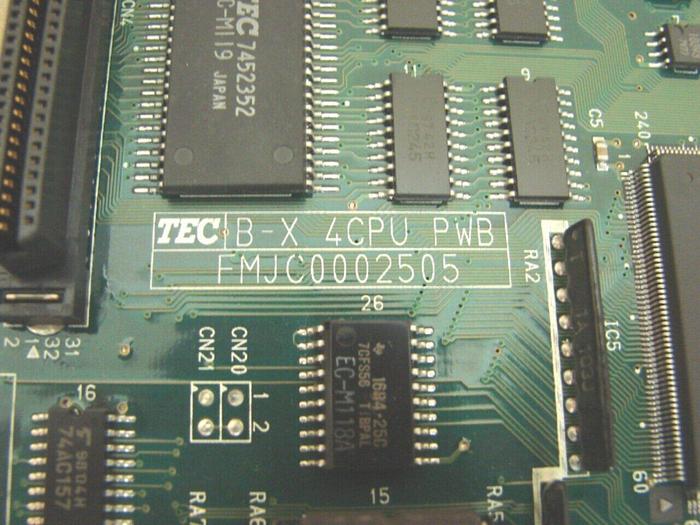 Used TEC Circuit Board B-X-4CPU-PWB #13410