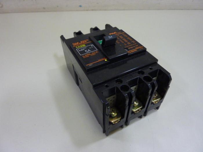 Used FUJI ELECTRIC 5 Amp Circuit Breaker SA33B-5 #60722