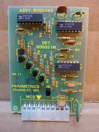 Used PARAMETRICS Digital Circuit Board 600048E #23093
