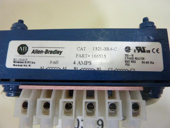 Used ALLEN BRADLEY Reactor 1321-3R4-C #50399