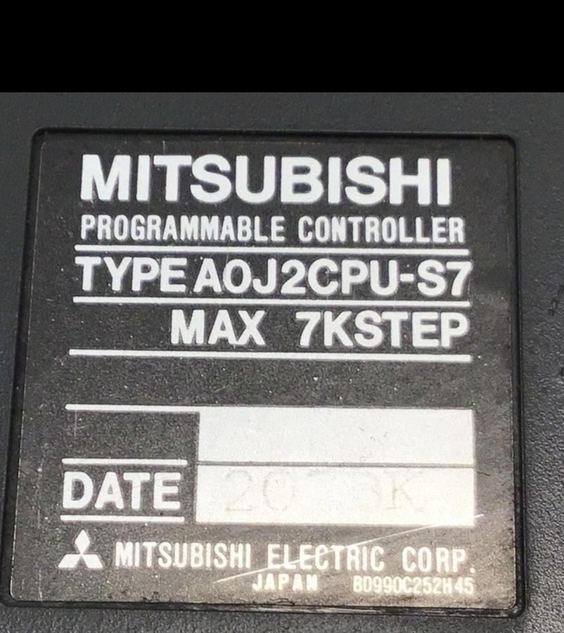 Used MITSUBISHI Programmable Controller A0J2CPU-S7 USED