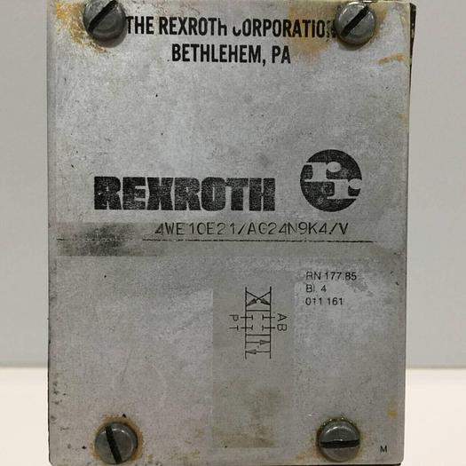 Used REXROTH Solenoid Valve 4WE10E21AG24N9K4V #92397
