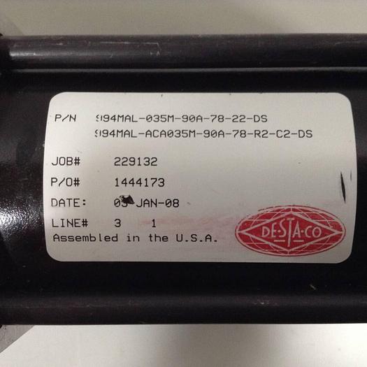 Used DESTACO Pneumatic Hold Clamp 994MAL-035M-90A-78-22-DS #90098