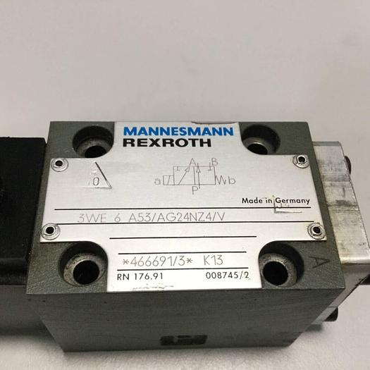 Used MANNESMANN REXROTH Valve 3WE6A53/AG24NZ4 #97536