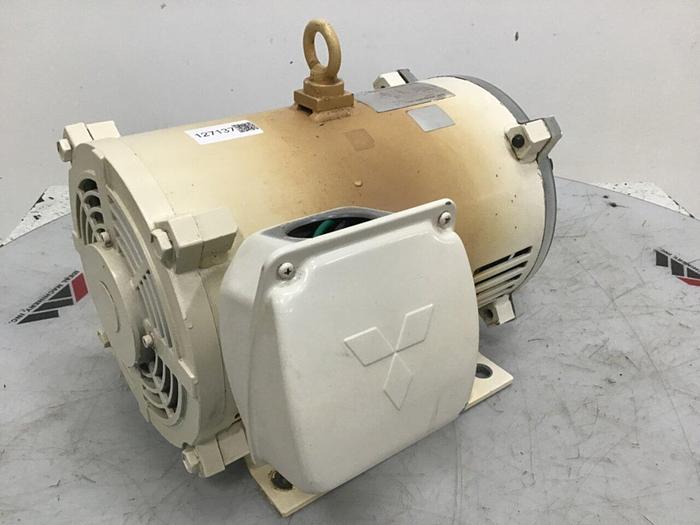 Used MITSUBISHI 20 HP Induction Motor SB-JR 20 HP #127137