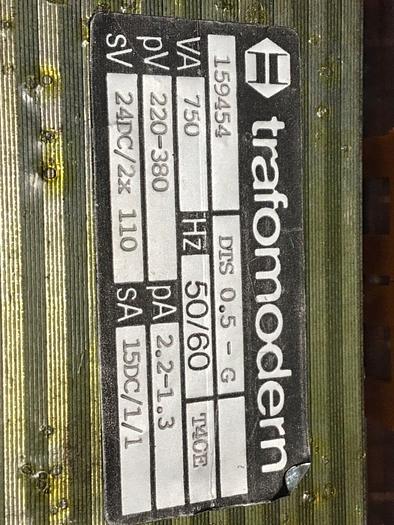 Used TRAFOMODERN 750 VA Transformer 159454 #138246