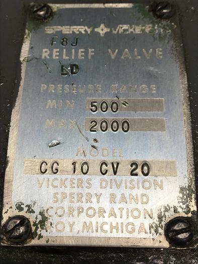 Used VICKERS CG10CV20