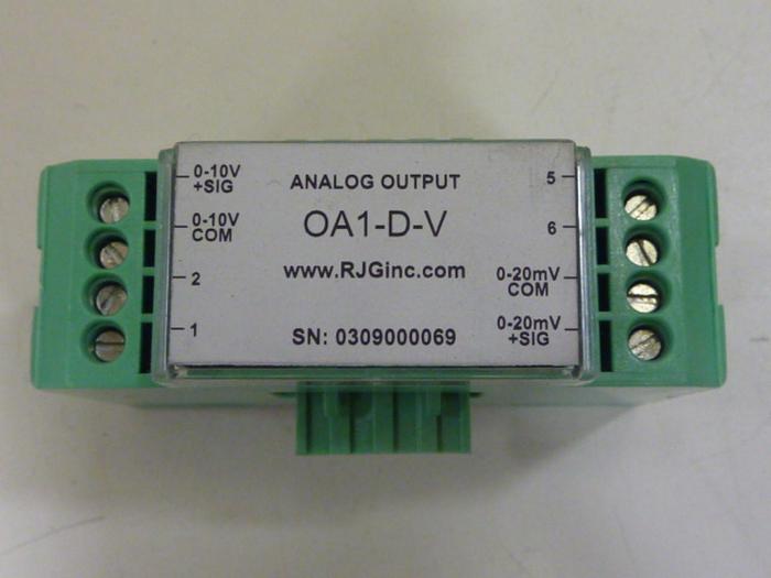 Used PHOENIX CONTACT Analog Output Module OA1-D-V #48928
