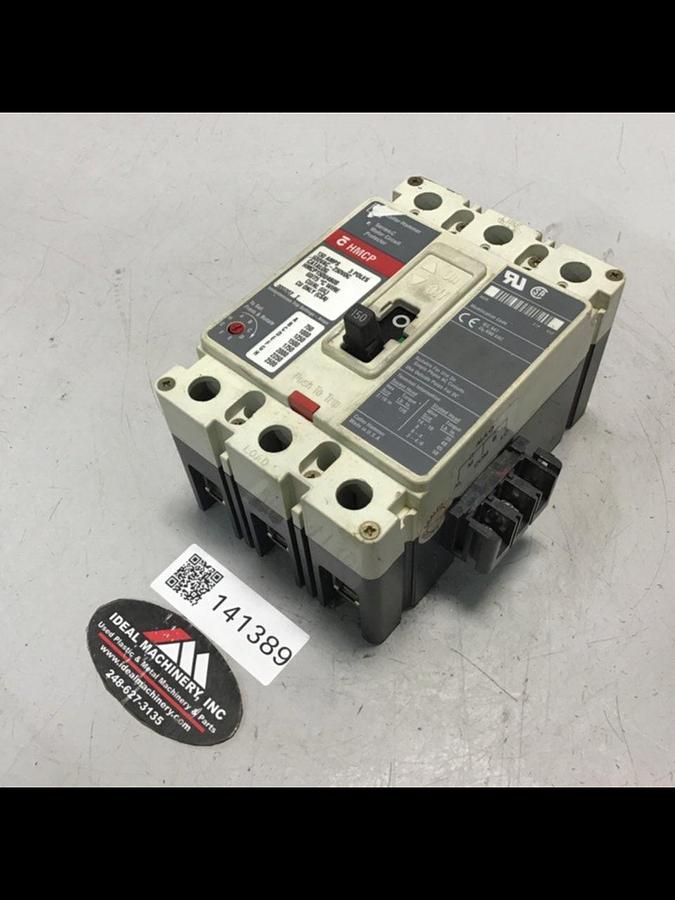 Used CUTLER HAMMER Circuit Breaker 150 Amp HMCP150U4B08 USED