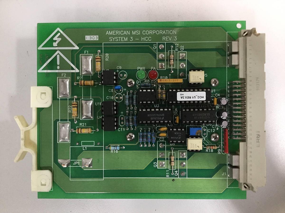 Used AMERICAN MSI Control Board C3201.010.045 Used 