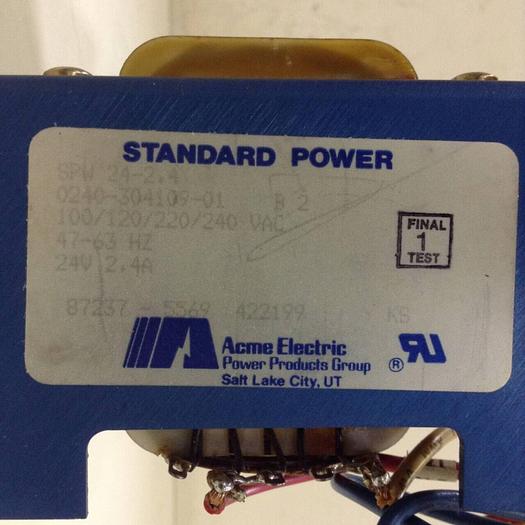 Used STANDARD POWER INC Power Supply SPW24-2.4 #87822