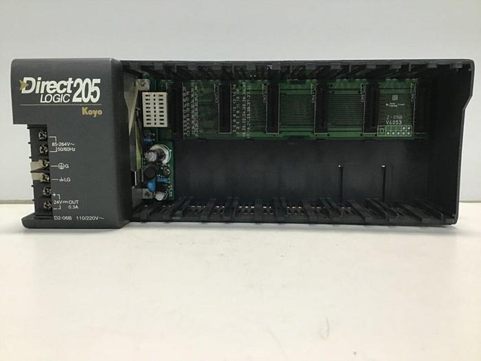 Used KOYO Direct Logic 6 Slot Rack D2-06B #113822