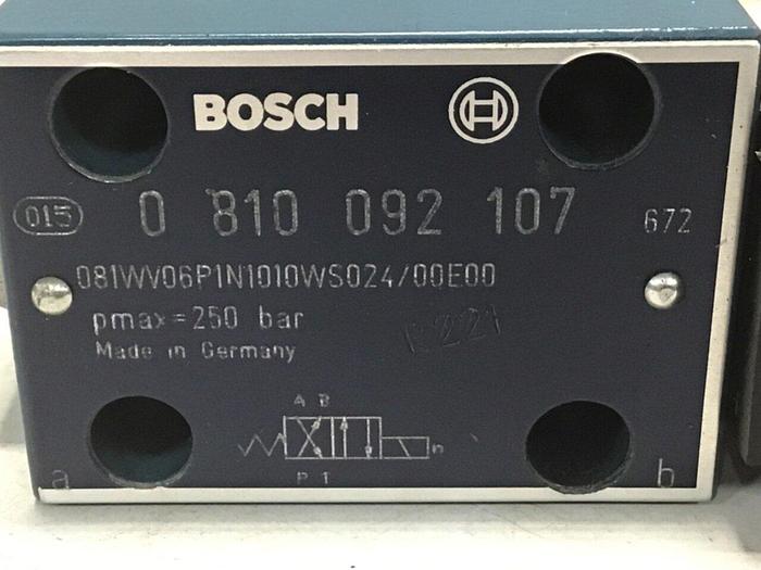 Used BOSCH Valve 0 810 092 107 #137831